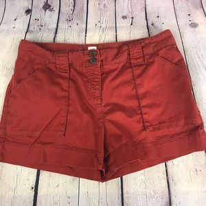 Old Navy Stretch Fitted Cuff Red Shorts Size 6